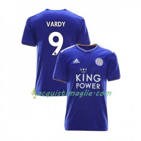 Divisa di Calcio Leicester City Jamie Vardy 9 Prima 2018/2019